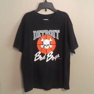 Retro Youth Detroit Bad Boys Pistons T-Shirt
